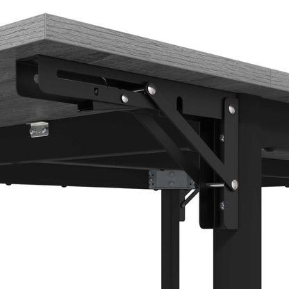 Extendable Dining Table 120 x 81.5 x 75 cm Engineered Wood