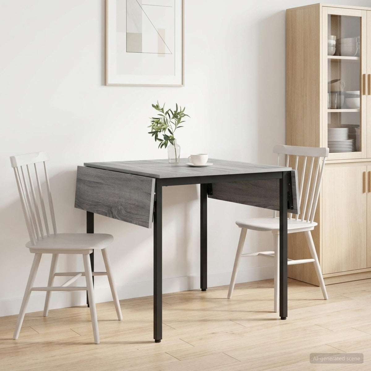Extendable Dining Table 120 x 81.5 x 75 cm Engineered Wood