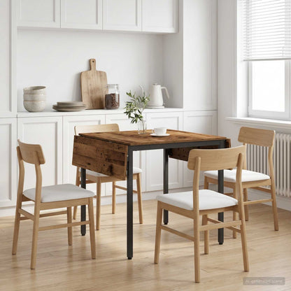 Extendable Dining Table 120 x 81.5 x 75 cm Engineered Wood