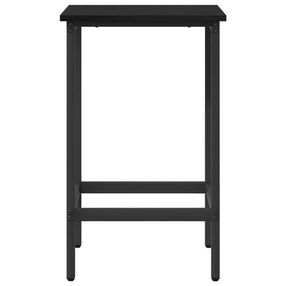 Bar Stool 2 pcs Black Oak 40 x 32 x 64 cm Engineered Wood