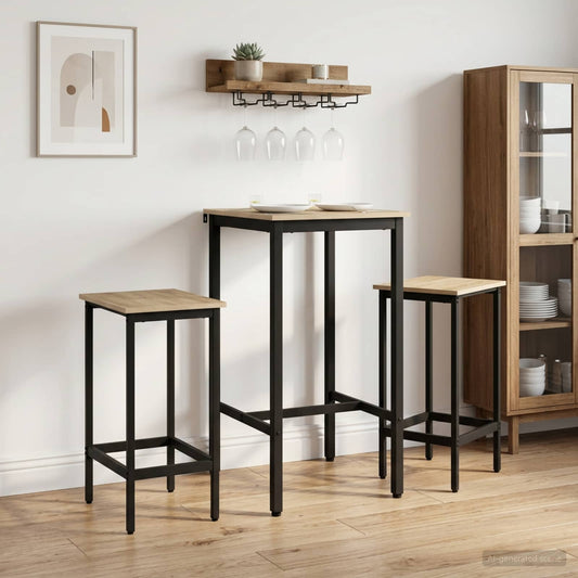 Bar Stool 2 pcs Sonoma Oak 40 x 32 x 64 cm Engineered Wood