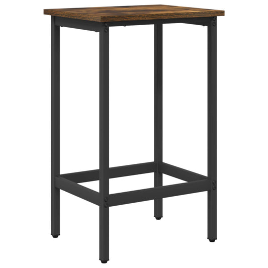 Bar Stool Smoked Oak 40 x 32 x 64 cm Engineered Wood