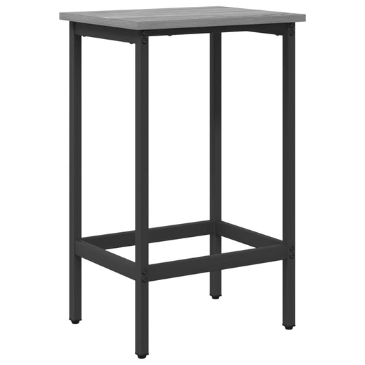 Bar Stool Grey Sonoma 40 x 32 x 64 cm Engineered Wood