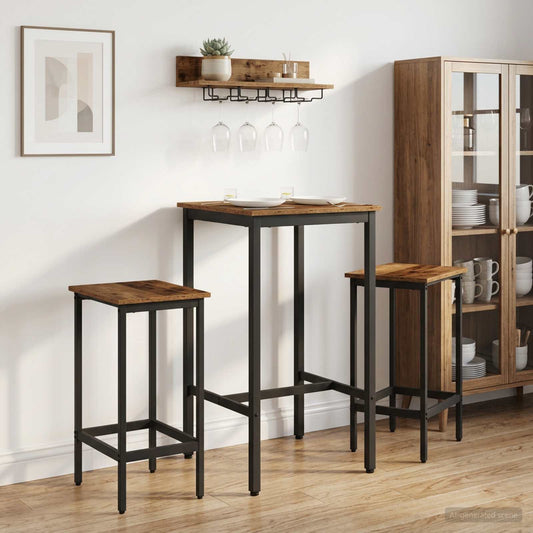 Bar Stool 2 pcs Old Wood 40 x 32 x 64 cm Engineered Wood