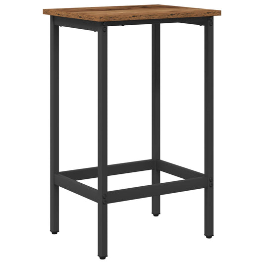 Bar Stool Old Wood 40 x 32 x 74 cm Engineered Wood