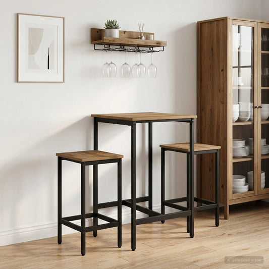 Bar Stool 2 pcs Artisan Oak 40 x 32 x 74 cm Engineered Wood