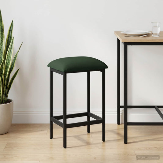 Bar Stool Dark Green 40 x 32 x 64 cm Engineered Wood