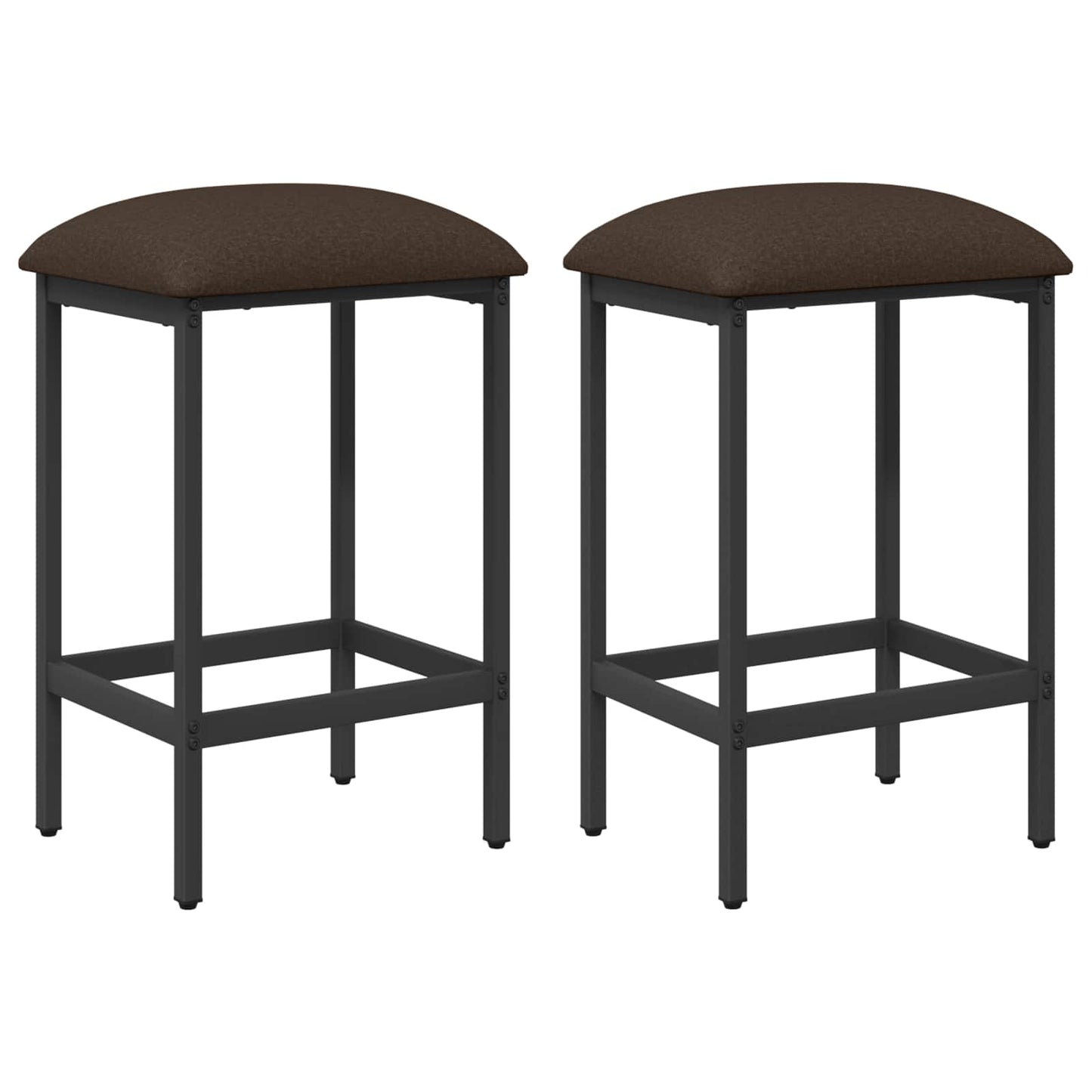 Bar Stool 2 pcs Taupe 40 x 32 x 64 cm Engineered Wood