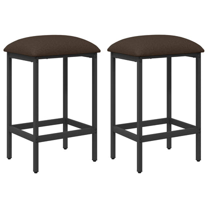 Bar Stool 2 pcs Taupe 40 x 32 x 64 cm Engineered Wood