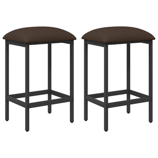 Bar Stool 2 pcs Taupe 40 x 32 x 64 cm Engineered Wood
