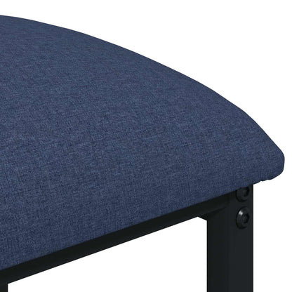 Bar Stool 2 pcs Blue 40 x 32 x 64 cm Engineered Wood