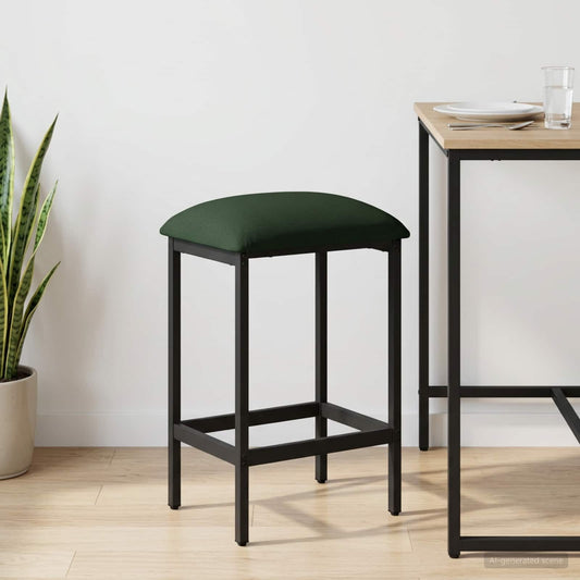 Bar Stool Dark Green 40 x 32 x 74 cm Engineered Wood