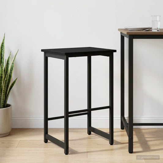 Bar Stool Black Oak 40 x 32 x 64 cm Engineered Wood