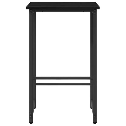 Bar Stool Black Oak 40 x 32 x 64 cm Engineered Wood