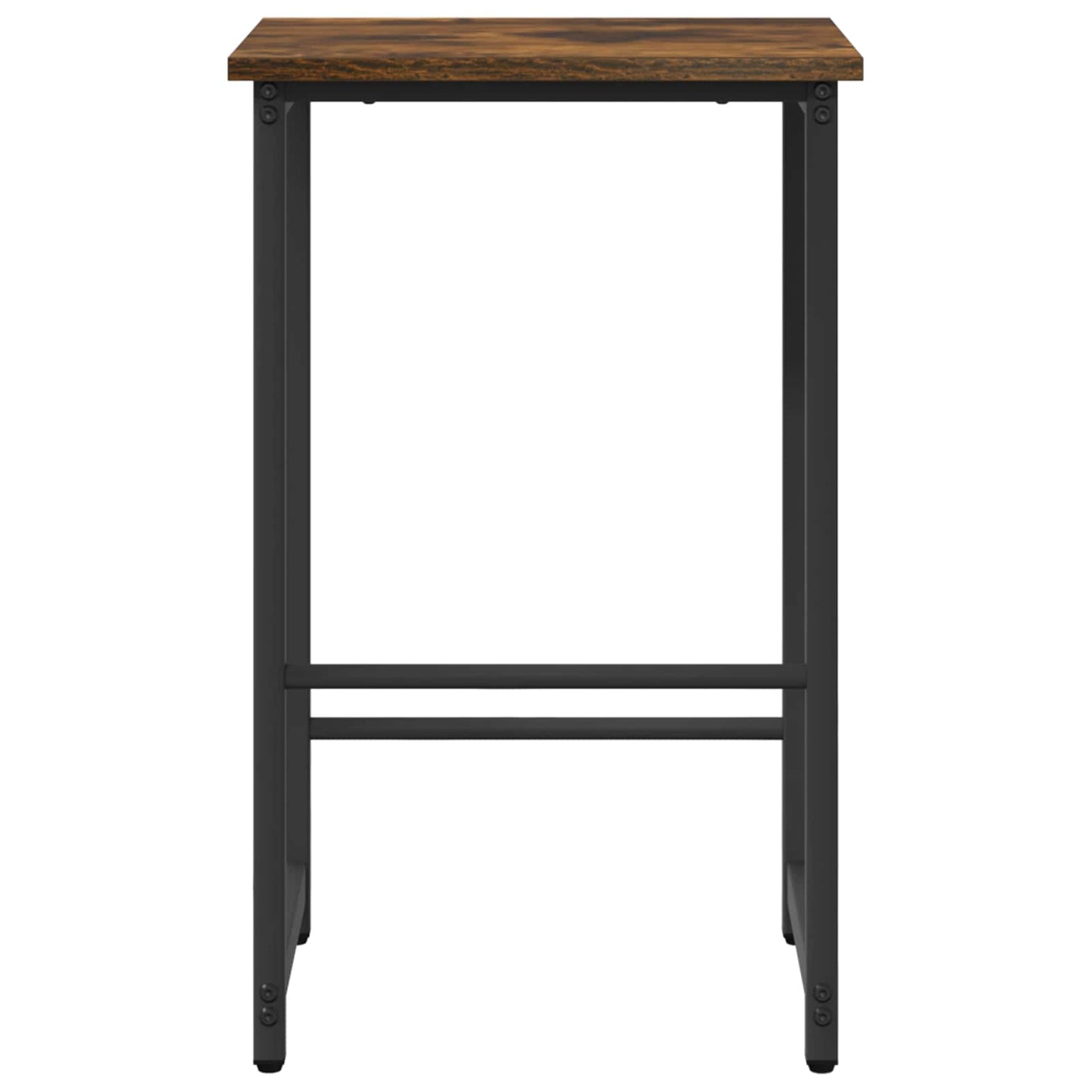 Bar Stool 2 pcs Smoked Oak 40 x 32 x 64 cm Engineered Wood