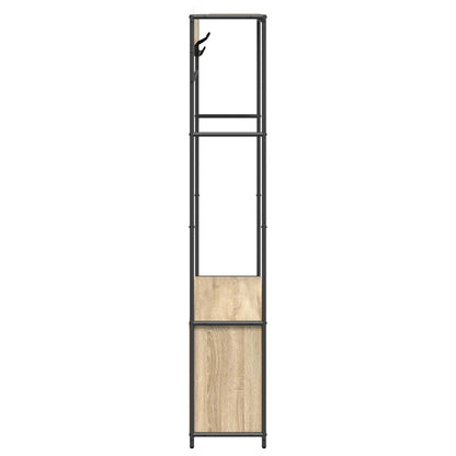 Coat Stand with Shoes Bench Sonoma Oak 100 x 32 x 180.5 cm