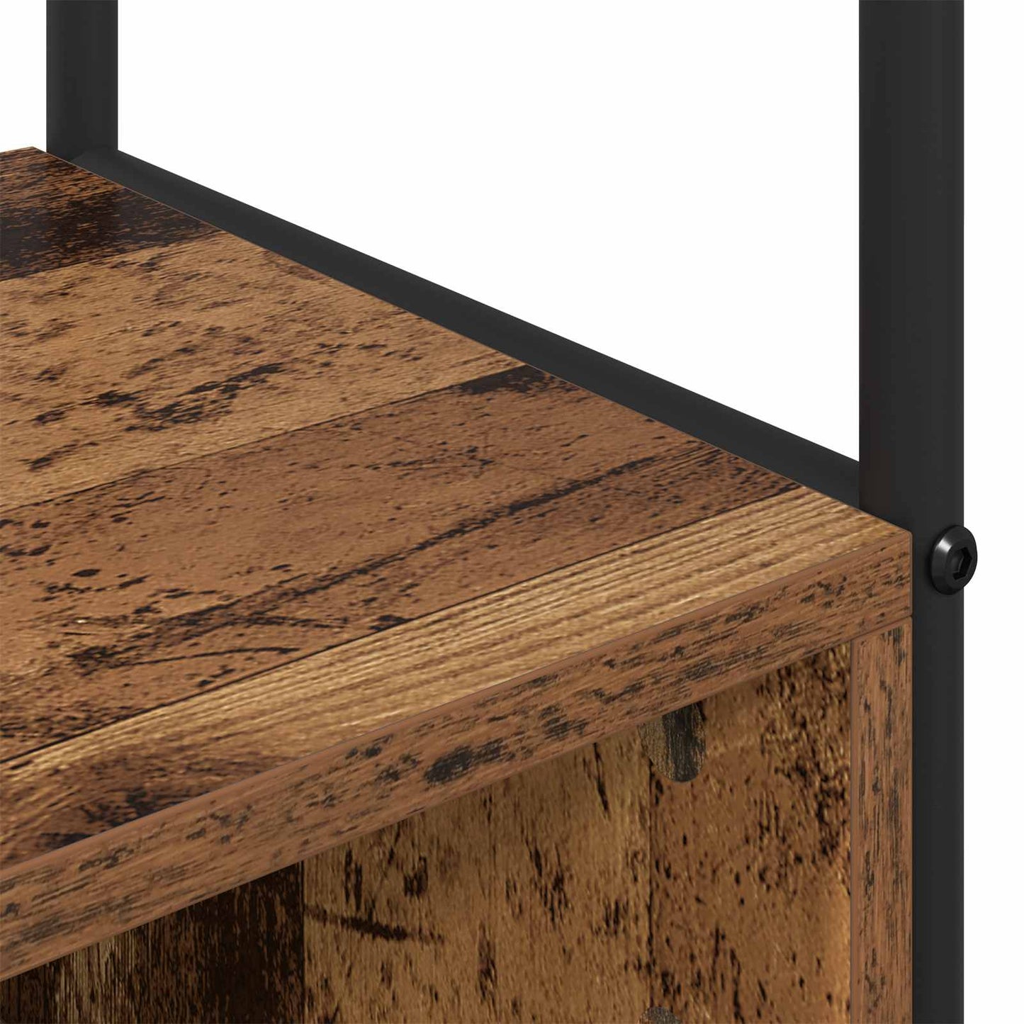 Coat Stand with Shoes Bench Old Wood 100 x 32 x 180.5 cm