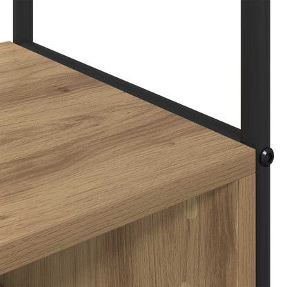 Coat Stand with Shoes Bench Artisan Oak 100 x 32 x 180.5 cm
