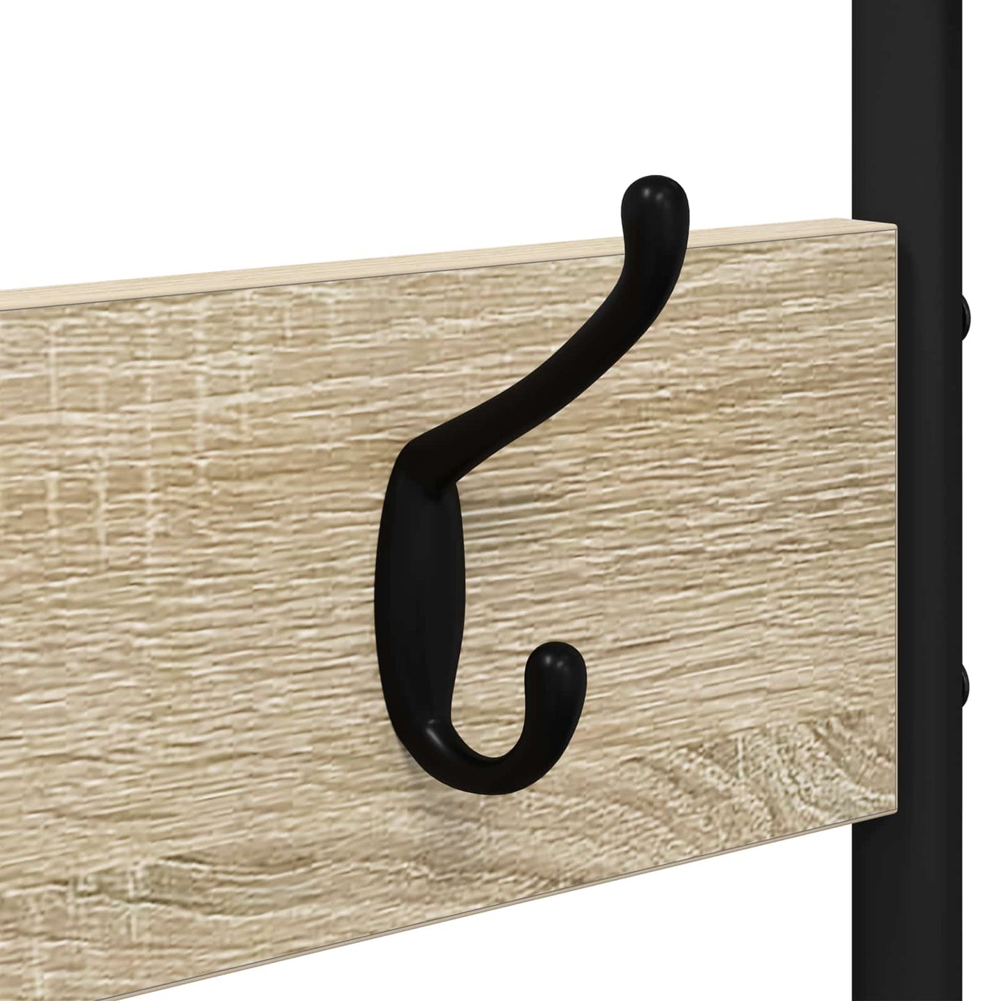 Coat Stand with Shoes Bench Sonoma Oak 120.5 x 34 x 190 cm