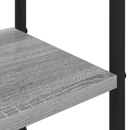 Coat Stand with Shoes Bench Grey Sonoma 143 x 30 x 199.5 cm