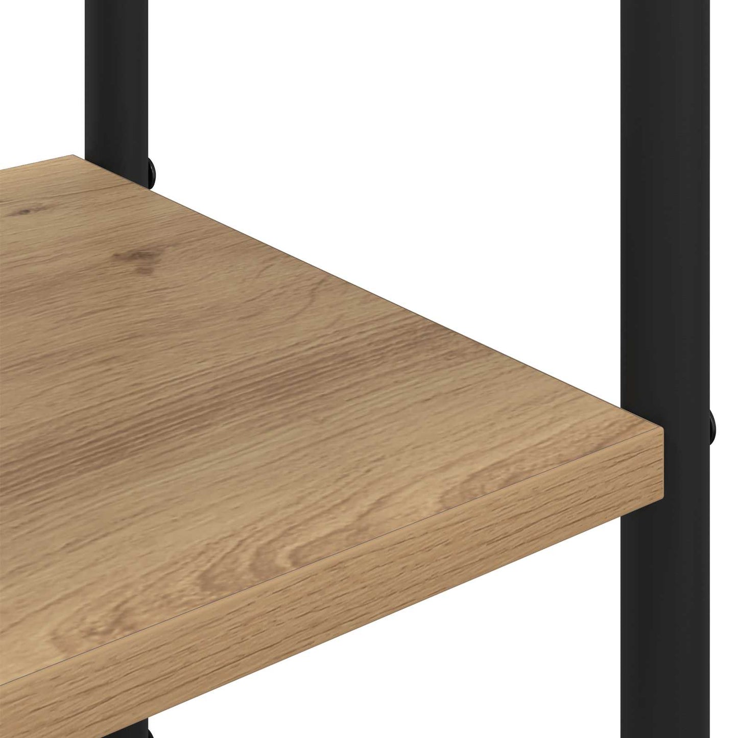 Coat Stand with Shoes Bench Artisan Oak 143 x 30 x 199.5 cm