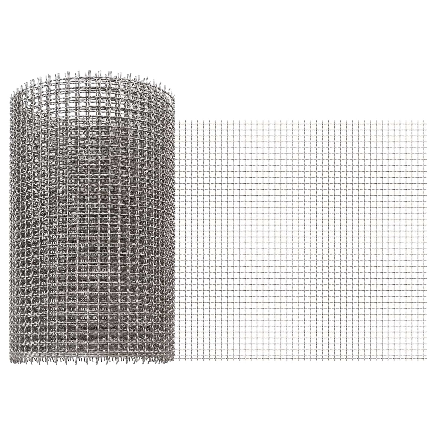 Mesh Screen 20 x 1000 cm 3 Mesh Stainless Steel 201 Silver
