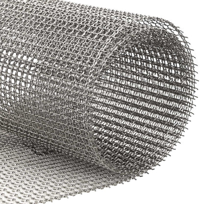 Mesh Screen 60 x 200 cm 3 Mesh Stainless Steel 201 Silver