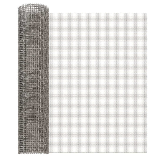 Mesh Screen 60 x 200 cm 3 Mesh Stainless Steel 201 Silver