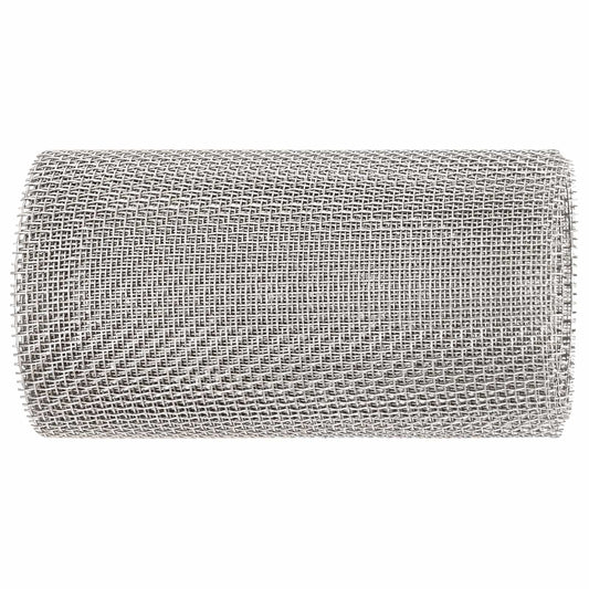 Mesh Screen 20 x 1000 cm 6 Mesh Stainless Steel 201 Silver