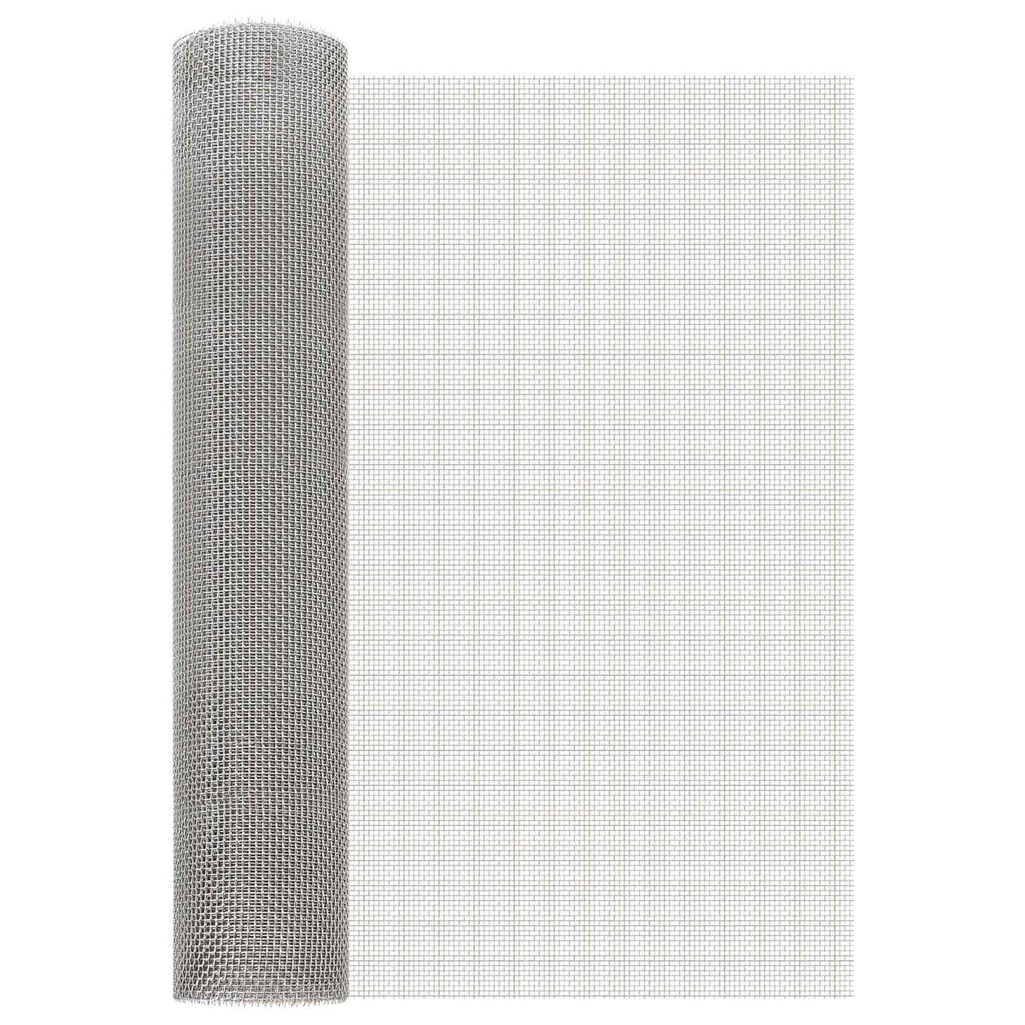 Mesh Screen 60 x 200 cm 6 Mesh Stainless Steel 201 Silver