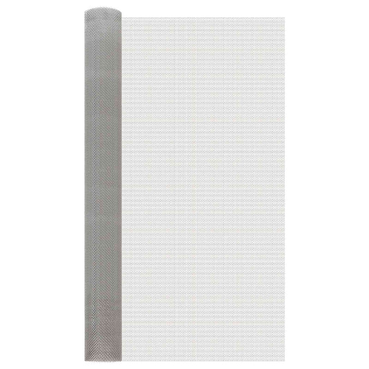 Mesh Screen 100 x 200 cm 6 Mesh Stainless Steel 201 Silver