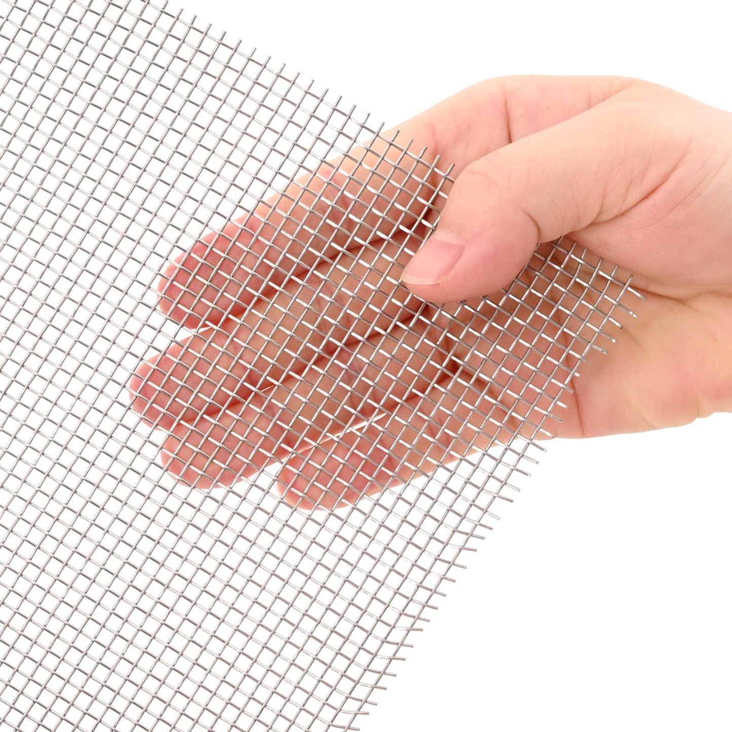 Mesh Screen 20 x 500 cm 8 Mesh Stainless Steel 201 Silver