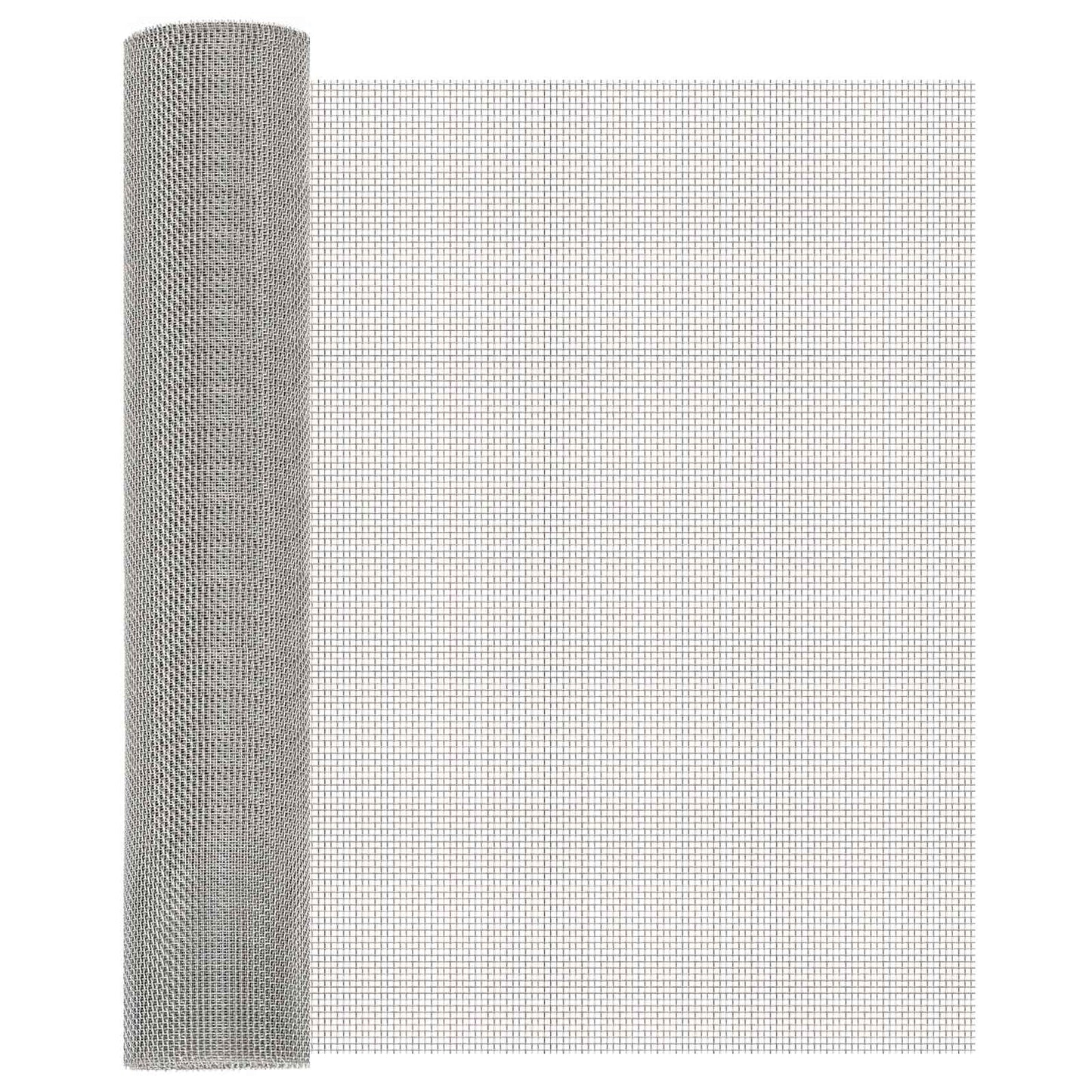 Mesh Screen 60 x 200 cm 8 Mesh Stainless Steel 201 Silver