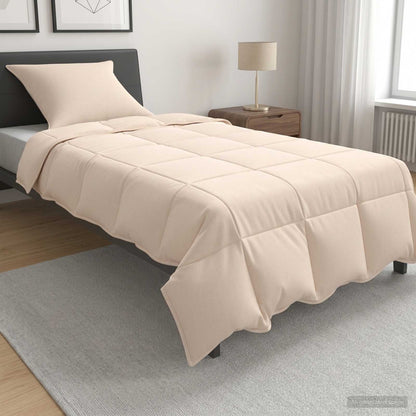 Summer Duvet Beige 155 x 220 cm 100% Natural Kapok