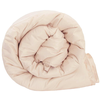 Duvet Beige 140 x 220 cm Kapok Fiber