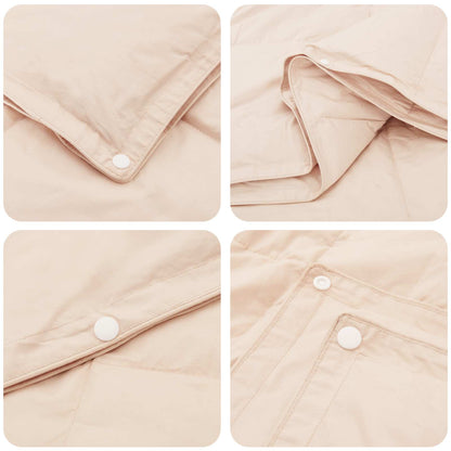 Duvet Beige 220 x 240 cm Kapok Fiber