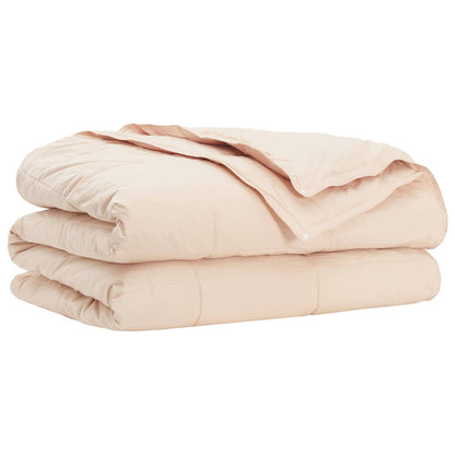 Duvet Beige 220 x 240 cm Kapok Fiber