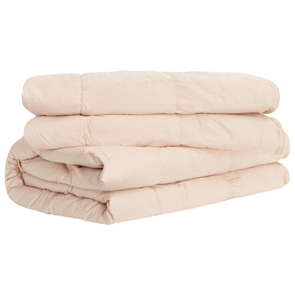 Duvet Beige 220 x 240 cm Kapok Fiber