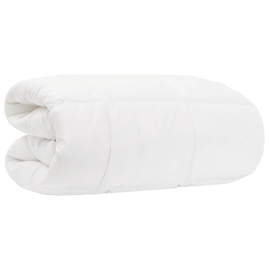 Duvet White 155 x 200 cm Bamboo Fiber