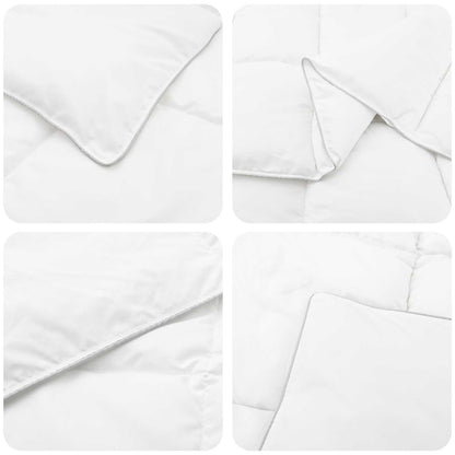 Summer Duvet White 200 x 200 cm Bamboo