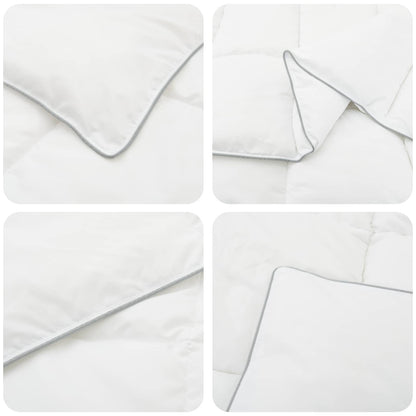 Full Year Duvet White 140 x 220 cm Bamboo Fiber