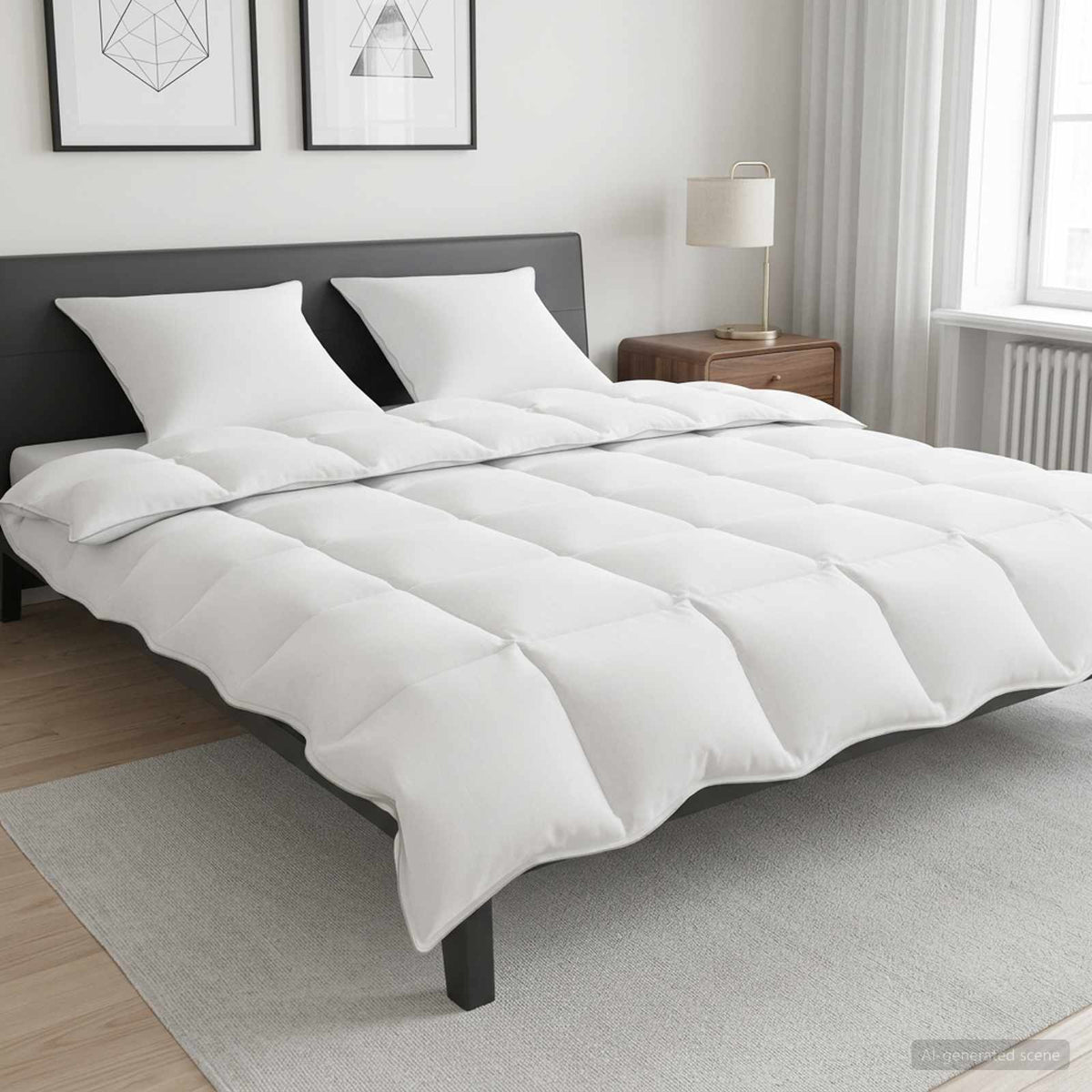 Winter Duvet White 240 x 220 cm Bamboo