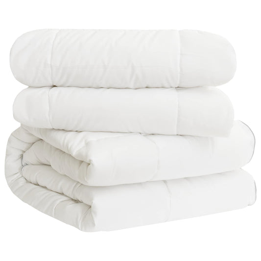 Full Year Duvet White 155 x 200 cm Bamboo Fiber