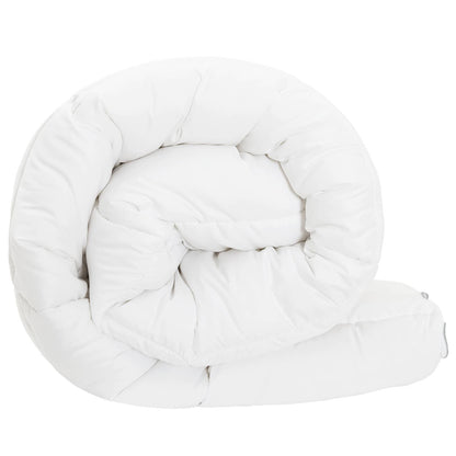 Full Year Duvet White 155 x 200 cm Bamboo Fiber