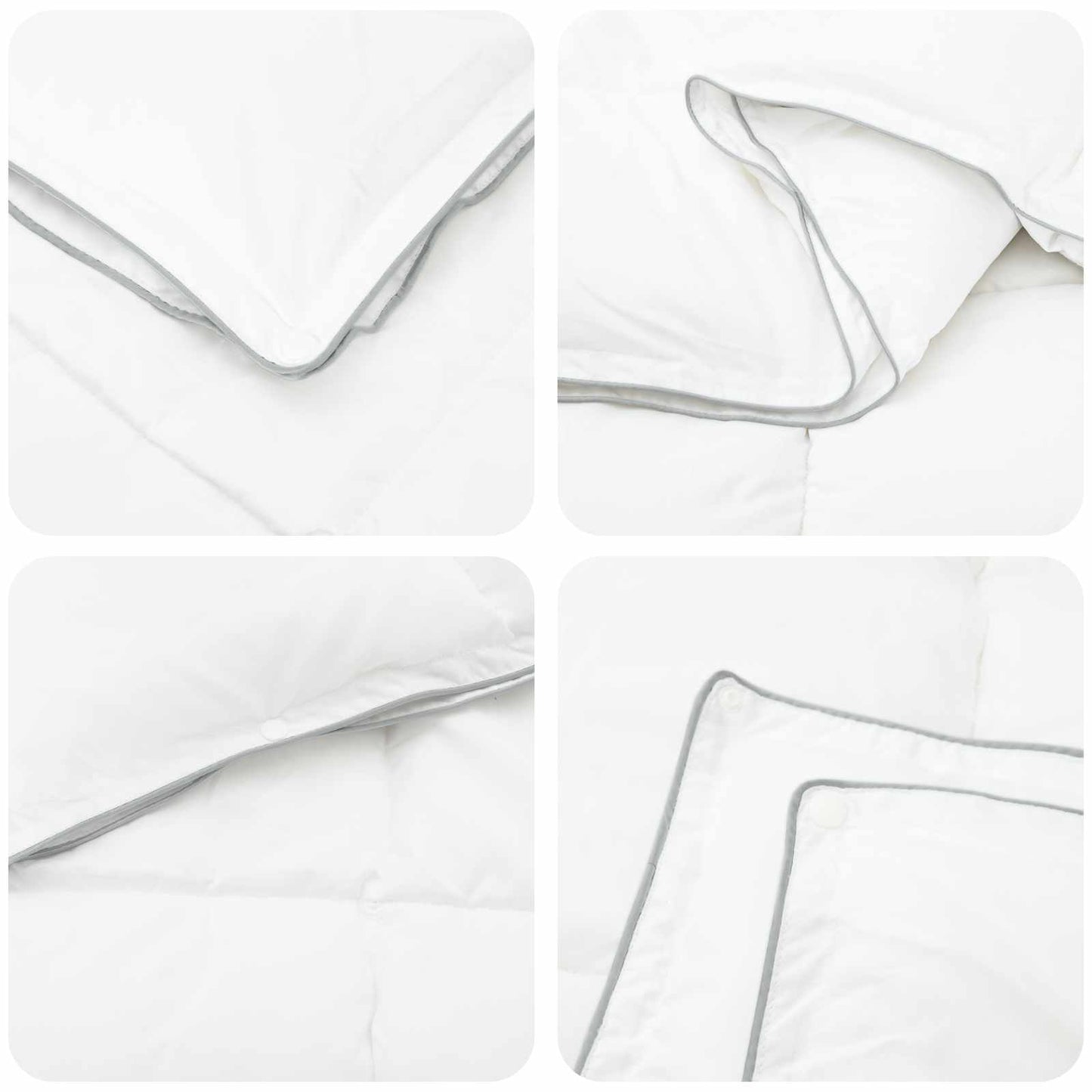 Full Year Duvet White 200 x 200 cm Bamboo Fiber