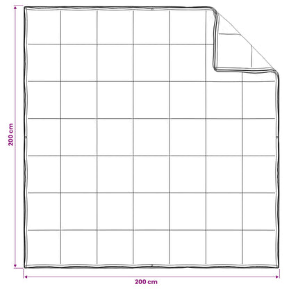 Full Year Duvet White 200 x 200 cm Bamboo Fiber