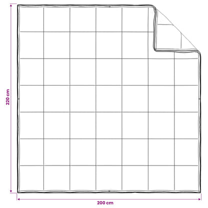 Full Year Duvet White 200 x 220 cm Bamboo Fiber