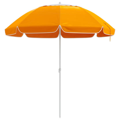Garden Parasol 240 cm 170T Polyester Orange