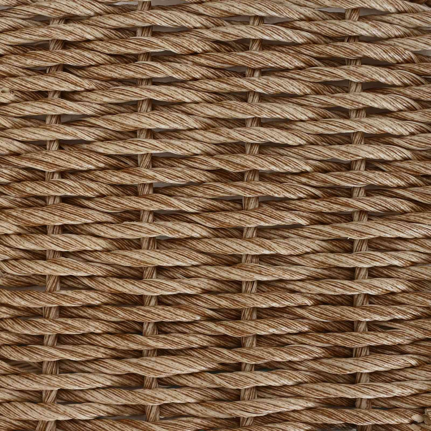 Garden Table Beige and Black 55 x 55 x 37 cm