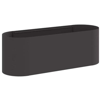 Raised Garden Bed Black 120 x 40 x 40 cm Steel